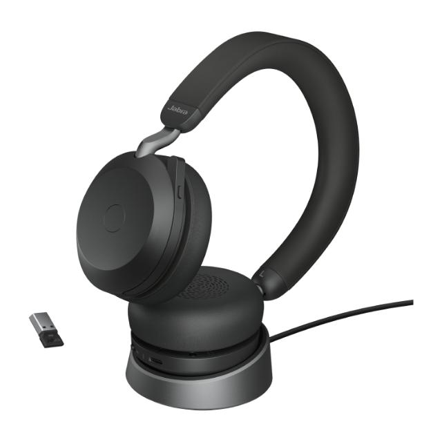 Jabra Evolve2 75 UC Stereo, W. Stand, USB-A