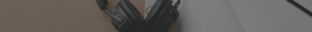  Hands free headset for office phone which is located on the work table